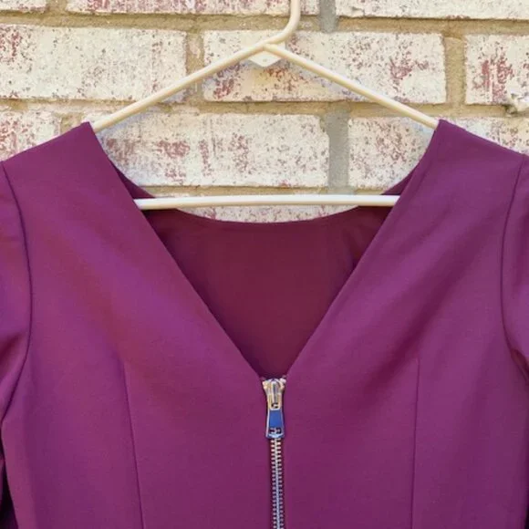 Flavio Castellani Back V Neckline Mink Wool dress NWT - Picture 10 of 15